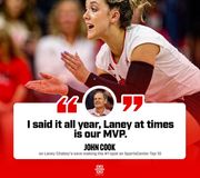 Laney Choboy steps up when it matters most💪

#GBR | #Huskers