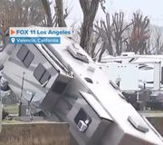 Whoa! Watch as this RV falls into the Santa Clara River in Valencia, California during this weekend’s heavy rain and flash flooding. 

Check out more wild videos from Southern California at the link in bio.

#california #flooding #rv #rvpark #rvliving #cali #weather #rain #socal #southerncalifornia