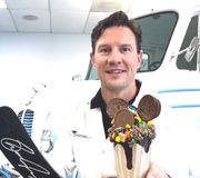 A shake that stacks up to a legend. 🙌

Shane Doan recently visited Danzeisen Dairy to craft his very own “Shane Doan Stack.”  The stack features chocolate vanilla swirl ice cream and chocolate milk with Heath Bar, M&Ms, Reese’s Peanut Butter Cups topped with Brownies, Reese’s, Whipped Cream and Chocolate Syrup. Get your own for a limited time at both the Laveen and Payson @danzeisencreamerystores, beginning April 1!