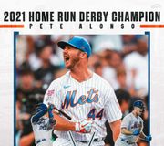 BACK-TO-BACK 🏆🏆

PETE ALONSO IS YOUR 2021 HOME RUN DERBY CHAMP!
