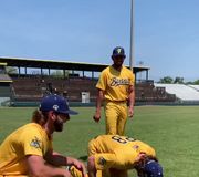 this summer’s going to be interesting to say the least 😂😂 #savannahbananas #baseball #baseballboys #foryou #TeamUSATryout #photoshoot