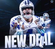 DAK IS BACK⁣ ✭ @_4dak 
The #DallasCowboys have agreed to terms on new contract 
⁣
Breaking News | @lgusa