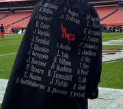 Myles came as the Grim Reaper with all the QBs he's sacked on his back 💀