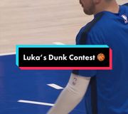Luka stays having too much fun during pre-game warmups 🤣 #NBA #basketball #dunk #Luka #LukaDoncic #warmup 