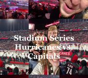 This was a bucket list item✅ #stadiumseries #carolinahurricanes #washingtoncapitals #hurricanes #hurricaneshockey #hockey #nhl #hockeytok #hockeytiktoks #hockeygame #nhlstadiumseries #carolinahurricanesgame 