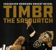 Huge. Furry. And *really* loves to party. 😎

Timbr the Party Sasquatch came from thousands of fan submissions - read about its backstory on www.vancouverwarriors.com!