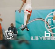 Bronny caught a MEAN chase-down block  at EYBL today 🔥👀 @bronny @wwtapes @nikeeyb