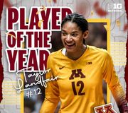 No surprises here. 💁‍♀️

@taylor_landfair49 was dominant all season long for @gophervball, while leading @b1gvolleyball players in kills per set (4.43) & points per set (4.99).

@bigten 𝐏𝐥𝐚𝐲𝐞𝐫 𝐨𝐟 𝐭𝐡𝐞 𝐘𝐞𝐚𝐫