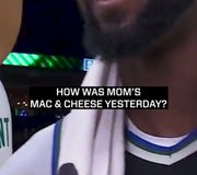 “How was mom’s mac & cheese yesterday?” 🤣 #SportsTikTok #NBA #Thanksgiving 