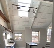 We could stare out that balcony and skylight all day ☀️ DM us for details while it lasts! #loft #apartmenttour #chicagoapartment