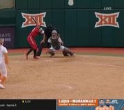 🚨 DOWN GOES NO. 1 🚨

No. 18 @texassoftball takes down No. 1 Oklahoma, 4-2, handing the Sooners their first loss of the year.

#ncaasoftball  x 🎥 TW/TexasSoftball