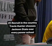 The #1 recruit in the country, Travis Hunter, chose Jackson State over all of his Power 5 options….while those coaches were in the crowd

Watch all the behind the scenes of @deionsanders recruitment of @db3_tip NOW on a new episode of Coach Prime presented by @chevrolet @21standprime