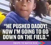 Don’t mess with @realpatrickpeterson ’s daughter 😅😤 (via @vikings)