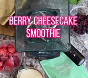 Rich and creamy Berry Cheesecake Smoothie packed with protein and fiber! 🍓😋 #smoothie #recipe #liveusana  #smoothierecipes #simplereceipe #getfit
