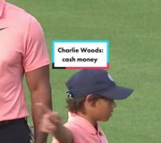 Charlie Woods isn’t playing games. 😂 #pgatour #golf #charliewoods