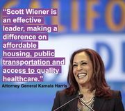 Proud to have the endorsement &amp; support of our Attorney General &amp; future U.S. Senator @KamalaHarris. #Wiener2016 https://t.co/InqkSw5sL8