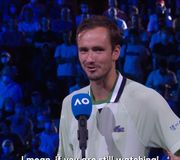 World class tennis player, world class speech giver 😁

Congraulations on an amazing touranment, @medwed33 👏

#AusOpen • #AO2022