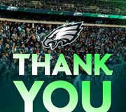 To our fans, who were undefeated this season – your passion, dedication, and support is unmatched. Thank you. 

#ItsAPhillyThing