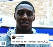 Maple Mamba out here making dreams come true 👏