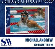 What's that? An American national record?! 🏊🏻‍♂️🇺🇸

Check out this new national record in the men's 100 Breastroke set by Michael Andrew! @swimmermichael 

Fast swims are happening NOW in Wave 2 of Olympic trials AND ITS NOT EVEN FINALS YET! 

#wavetwo #swimming #swimmingworld #olympics #prelims #finals #breaststroke
