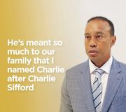 “He’s meant so much to our family that I named Charlie after Charlie Sifford.” 

@tigerwoods speaks to the lasting impact Charlie Sifford has had.