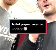 Toilet paper takes: Over, under or Antoine Roussel? 🧻 #hockey #nhl