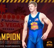 Solid weekend in Vegas as GWC comes home with five medals on the weekend! 

1st - Hayden Zillmer
4th - Michael Blockhus
4th - Daniel DeShazer
5th - Owen Webster
7th - Gabe Nagel (U20)