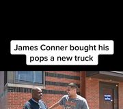 James Conner bought his pops a new truck and you have to see his reaction! #new #foryou #newcar #dad #football #nfl