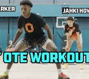Trey Parker and Jahki Howard JUST signed with OTE and they're already in the gym. See their full 45 minute workout, which focused on shooting. Hope y'all like the vid, Season 2 about to be crazy!!!