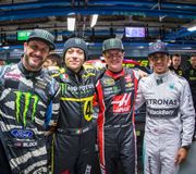 At Monster Energy we are always family. At the 2014 Monza Rally Show, we all got to share some stories and laughs from around the world. It was a privilege to get to know kblock43 through the hard working, ass kicking, trophy winning family of monsterenergy. RIP KB43