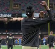 Warming up with @jaboowins 

📱: Stream #LACvsNO 8PM ET on NFL+ (link in bio)