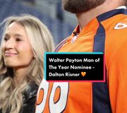 the surprise of a lifetime 🧡 congratulations to Dalton Risner, our Walter Payton Man of The Year nominee! 