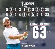 After coming off disappointed it’s pretty cool to be the first human ever to shoot two 63s on a Sunday at a US Open!!!