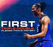 THE FIRST EVER.
Alyssa Thomas makes #WNBAFinals history.