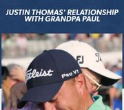 Grandpa Paul will always be there for @JustinThomas34. ❤️