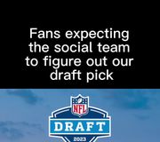 Please dont yell at us we are doing our best 😂🫣 #nfldraft #twd #chicagobears 