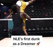 Alex Sarr is a real one for giving NLE the boost 🤝 @NLE choppa @Therealsomto @Alex #nlechoppa #shottaflow #alexsarr #somtocyril #ote #overtimeelite #highschoolbasketball #dunk #yngdreamerz #dream #tothemoom 