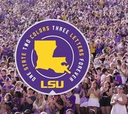 Sing our song, and you never stop.
Wear our colors, and they never fade.
Share our home, and it never leaves you.

1⃣ One State
2⃣ Two Colors
3⃣ Three Letters
4⃣ #ForeverLSU

Narrated by: @gregtarzandavis