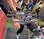 Will these fans win their lawsuit against the Commanders? 😬 #nfl #washingtoncommanders #fedexfield #football #sports #lawsuit 