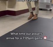 We wanna know what time they’re actually supposed to be there by 🤔 #EaglesCountry #hockey #hockeytok #style #fyp