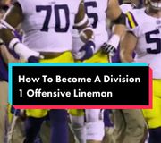 Reply to @walkerhd04 The two things to focus on if you want to be a Division 1 Offensive Lineman: agility and leverage. #football #footballrecruiting #collegefootball #oline #offensiveline  #advice #training #sports #athlete #nfl