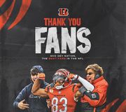 Another unforgettable season. We can’t thank you enough for your love and support, Who Dey Nation.