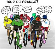 We’ve been told that the first lesson we shared wasn’t actually helpful, so we’re going to take another crack at it. Did you know that cycling is a team sport? Did you know that the word 'peloton' existed before the brand? Do you know how the @letourdefrance started? All things you can find out here!

🎨: @aquietbird