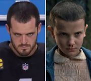 NFL players as Stranger Things characters