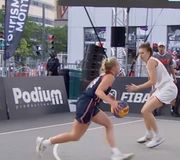🇺🇸@haileyvanlith puts on a SHOW 🔥 leading @usab3x3 to 3-0 at #3x3WSMontreal! 💪#3x3WS