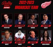 BINGO BANGO! 🚨 Here’s our broadcast team for the @detroitredwings this season. 🙌 You’ll see some of these friendly faces tonight at 7:30 p.m. on Bally Sports Detroit Extra. #LGRW