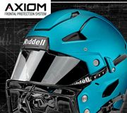 Axiom's frontal protection system allows for an improved impact response. Swipe to learn more about this feature. ➡️ #TechTuesday #RiddellAxiom #ProtectandPerform
