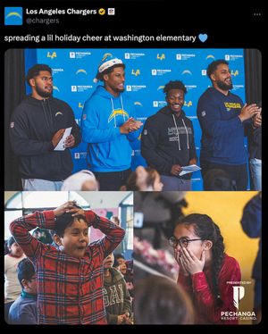 Image post by @chargers on Instagram