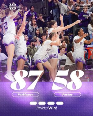 Image post by @UW_WBB on Twitter