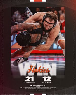 Image post by @hokieswrestling on Instagram